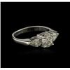 Image 1 : 14KT White Gold 1.25 ctw Diamond Ring