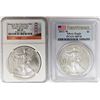 Image 1 : 2011-W AND 2011-S AMERICAN SILVER EAGLES