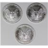 Image 2 : (3) 1992 AMERICAN SILVER EAGLES