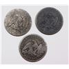 Image 2 : (3) SEATED HALF DOLLARS: