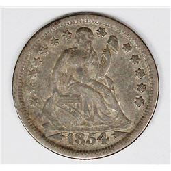 1854 SEATED DIME