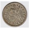 Image 1 : 1854 SEATED DIME