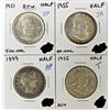 Image 1 : HALF DOLLAR LOT - 4 COINS TOTAL