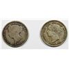 Image 1 : TWO CANADA DIMES: