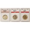 Image 1 : GEM BU FRANKLIN HALF DOLLARS FULL BELL LINES