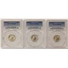 Image 1 : PCGS MERCURY DIME LOT: