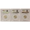 Image 2 : PCGS MERCURY DIME LOT: