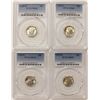 Image 1 : PCGS MERCURY DIME LOT: