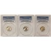 Image 1 : PCGS MERCURY DIME LOT: