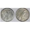 Image 2 : TWO PEACE DOLLARS: