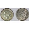 Image 1 : TWO PEACE DOLLARS: