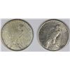 Image 2 : TWO PEACE DOLLARS: