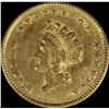 Image 1 : 1854 $1.00 GOLD