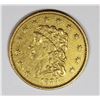Image 1 : 1834 $2.50 GOLD CLASSIC HEAD CH XF/AU