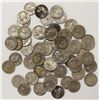 Image 1 : 59 PCS. SILVER WASHINGTON QUARTERS 1964 AND OLDER