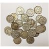 Image 1 : 24 PCS. SILVER FRANKLIN HALF DOLLARS: