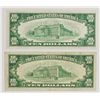Image 2 : TWO 1928-A FEDERAL RESERVE NOTES