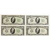 Image 1 : FOUR $10.00 FEDERAL RESERVE NOTES: 1934-D