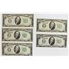 Image 1 : FIVE $10.00 FEDERAL RESERVE NOTES