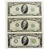 Image 1 : THREE $10.00 FEDERAL RESERVE NOTES: