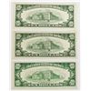 Image 2 : THREE $10.00 FEDERAL RESERVE NOTES: