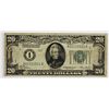 Image 1 : 1928 $20.00 FEDERAL RESERVE NOTE BOSTON