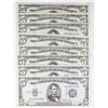 Image 1 : EIGHT 1934-C $5.00 SILVER CERTIFICATES