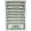 Image 2 : EIGHT 1934-C $5.00 SILVER CERTIFICATES
