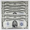 Image 1 : SIX 1934 $5.00 SILVER CERTIFICATES