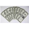 Image 1 : TEN 1953 $5.00 SILVER CERTIFICATES