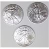 Image 1 : THREE 2019 AMERICAN SILVER EAGLES