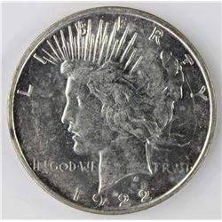 1922-D PEACE SILVER DOLLAR