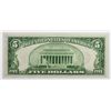 Image 2 : 1934 $5.00 FEDERAL RESERVE NOTE
