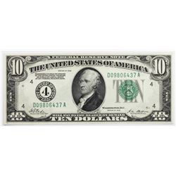 $10.00 FEDERAL RESERVE NOTE