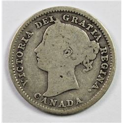 1884 CANADA DIME