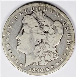 1890-CC MORGAN SILVER DOLLAR