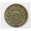 Image 1 : 1866 SHIELD NICKEL