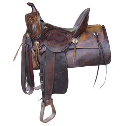 Vintage Western Saddle