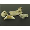 Image 2 : 4 Eskimo Ivory Carvings