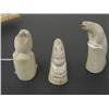 Image 2 : 3 Eskimo Ivory Carvings