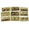 Image 1 : 9 Antique Stereo Optic View Cards