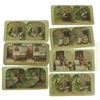Image 1 : 7 Black Americana Stereo Optic View Cards