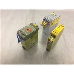 (3) Various Safety Relays *SEE PICS FOR DETAILS*