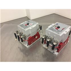 (2) Allen-Bradley 100-D110 Safety Contactor