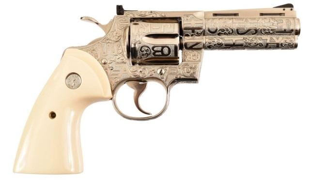 Jack Dean's Ranch Brand Engraved Colt Python .357