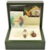 Image 1 : Rolex 18k Gold & SS Date Just Ladies Watch