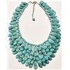 Image 1 : Sterling Silver Turquoise Stone Necklace