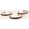 Image 1 : (3) Sterling Silver Cuff Bracelets