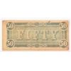 Image 2 : Confederate States Civil War $50 Bank Note