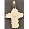 Image 2 : Running Bear Sterling Turquoise Cross Pendant